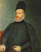 SANCHEZ COELLO, Alonso Portrait of Philip II af oil painting